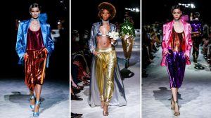 Get The Fashion Week Trend: Dripping-Wet Metallics, Sequins And Satins